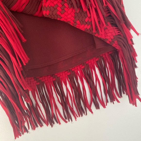 Club Monaco Woven Skirt with Fringe - Picture 2 of 6